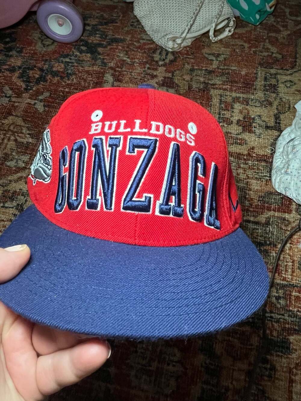 Vintage Gonzaga Bulldogs NCAA Embroidered Snapback Hat